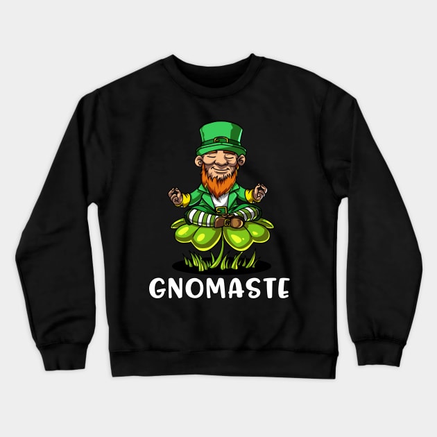 Leprechaun St Patricks Yoga Crewneck Sweatshirt by underheaven